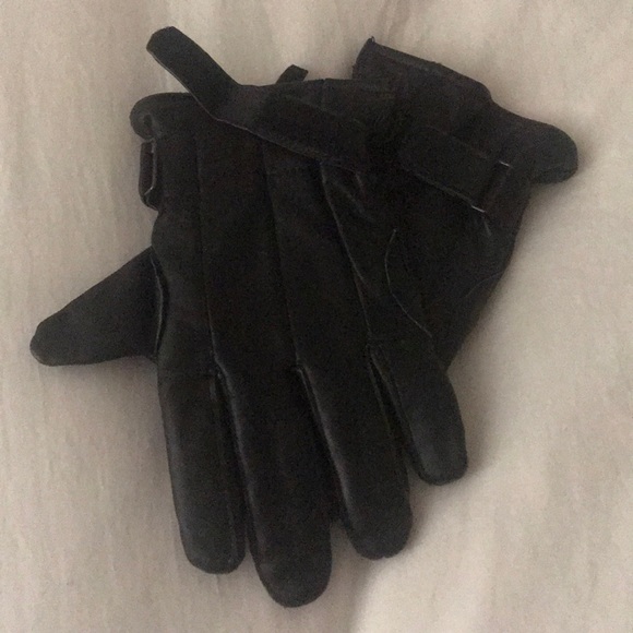 Men’s like leather fleece lined gloves - Picture 1 of 3